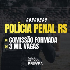 Imagem Card Concurso Polícia Penal: 3 mil vagas!