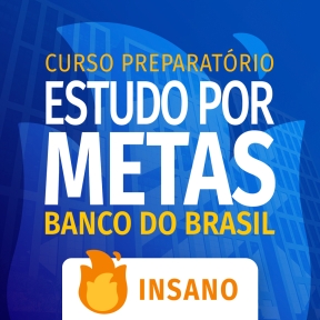 Logo Banco do Brasil - Estudo por Metas - Insano