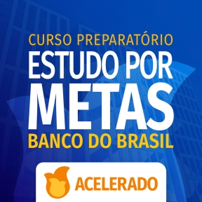 Logo Banco do Brasil - Estudo por Metas - Acelerado